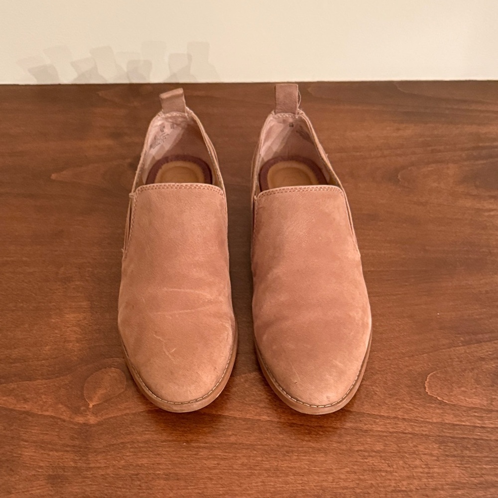 Franco Sarto Harnett Woman’s Tan Leather Slip-On Loafers
